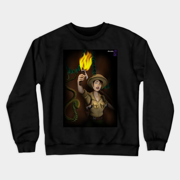 Tomb Raider Crewneck Sweatshirt by Sara Knite